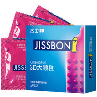 jissbon 杰士邦 超薄3D大颗粒组合 15只 3D大颗粒12+3D大颗粒3