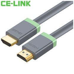 CE-LINK 2375 HDMI数字高清线 1.5米 电脑高清电视显示器投影仪线支持4K*2K 24K镀金接口