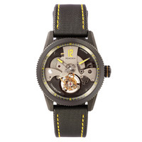 Peacock 孔雀 TS系列 男士自动机械手表（休闲黄）  碳纤维同轴单陀飞轮