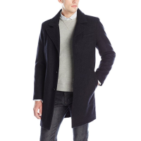 中亚Prime会员:KENNETH COLE New York 单排扣男士羊毛大衣