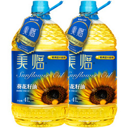 美临 葵花籽油 脱壳压榨 食用油 家庭装 4L*1( 欧洲进口原料) *2件