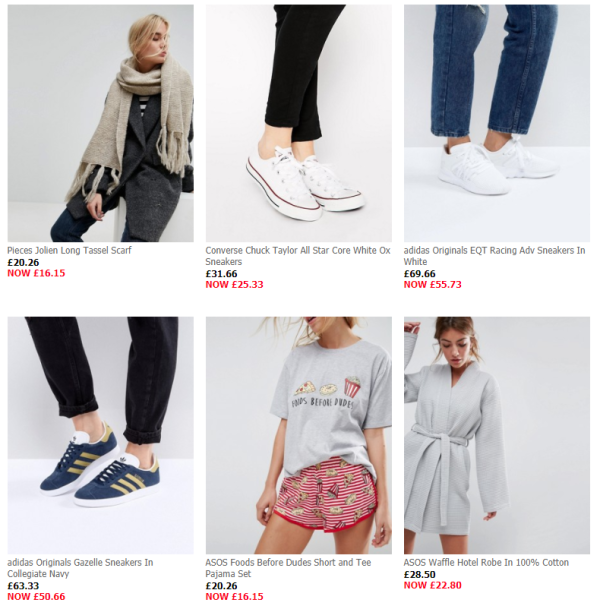 asos美国官网 精选男/女款休闲运动服饰 黑五预热促销