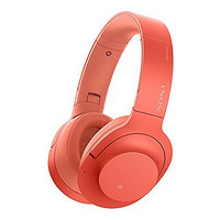 SONY 索尼 WH-H900N 耳罩式头戴式降噪蓝牙耳机 暮光红