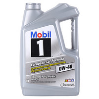 Mobil 美孚 1号系列 0W-40 SN级 全合成机油 4.73L 美版