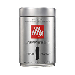 illy 意利 意式深度烘焙进口咖啡粉 250g/罐