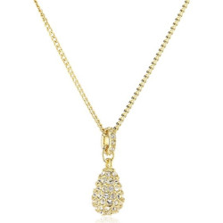 Swarovski 施华洛世奇 Heloise 1023992 金色水晶泪滴吊坠项链 