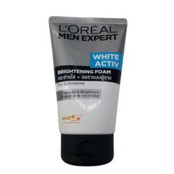 欧莱雅（LOREAL）WHITE ACTIV男士亮肤洁面膏 100ml（男士护肤 男士洗面奶）-印尼版+凑单品
