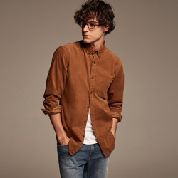 优衣库 UNIQLO 优衣库 401452 男士灯芯绒衬衫