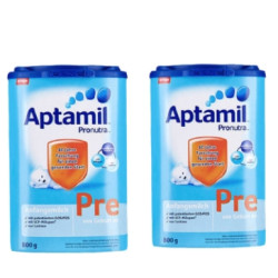 Aptamil 爱他美 Pronutra 婴儿奶粉 Pre段 800g*2 *2件