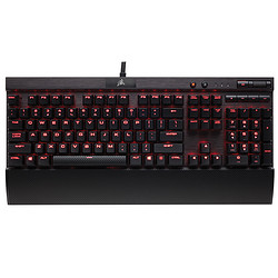 CORSAIR 美商海盗船 K70 LUX 红色背光 黑色 红轴 机械键盘