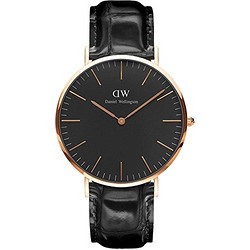 Daniel Wellington 丹尼尔•惠灵顿 皮表带时装表