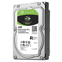 SEAGATE 希捷 酷鱼BarraCuda Pro系列 3.5英寸 台式机硬盘 4TB (CMR、7200rpm、256MB) ST4000DM006