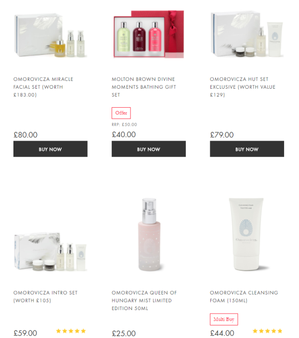 BEAUTY EXPERT 精选护肤专场 含Omorovicza、Jurlique、Erno Laszlo等
