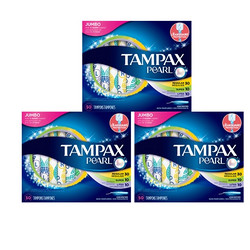TAMPAX 丹碧丝 珍珠导管式卫生棉条 50支混合装 *3盒