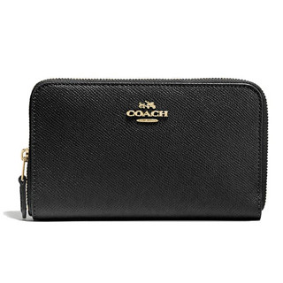 COACH 蔻驰 Medium Zip Around 女士钱包 58584 LINAV 海军蓝 中号