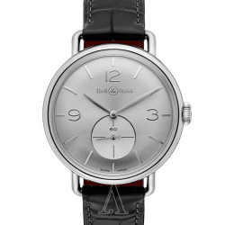 BELL & ROSS 柏莱士 WW1 Argentium 男士机械表