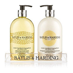 baylis & harding Sweet Mandarin & 葡萄柚洗手液和乳液套装