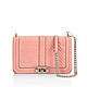  REBECCA MINKOFF GEO QUILTED LOVE 女士单肩链条包　