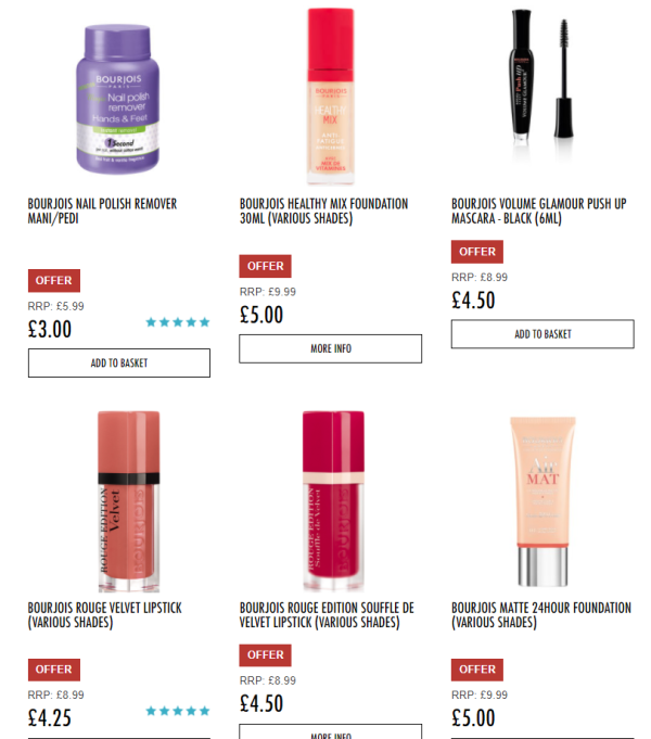 HQhai BOURJOIS 妙巴黎 精选彩妆专场 黑五促销