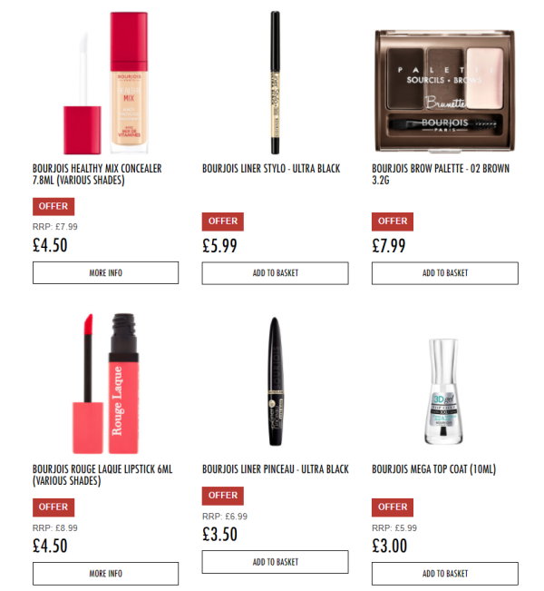 HQhai BOURJOIS 妙巴黎 精选彩妆专场 黑五促销