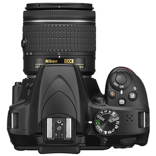 Nikon 尼康 D3400 APS-C画幅 数码单反相机 黑色 AF-P DX 18-55mm F3.5 G VR 变焦镜头 单头套机