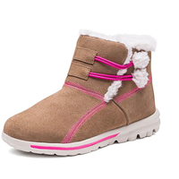 Skechers 斯凯奇 GO WALK 664002L/CSNT 女童加厚毛绒短靴