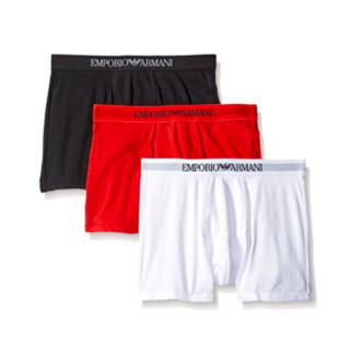 Emporio Armani Cotton Boxer Briefs 男士内裤 3条装