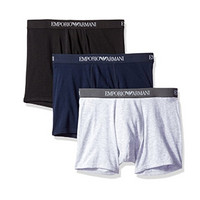 凑单品：Emporio Armani Cotton Boxer Briefs 男士内裤 3条装