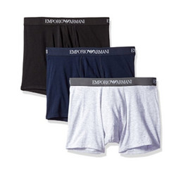 Emporio Armani Cotton Boxer Briefs 男士内裤 3条装