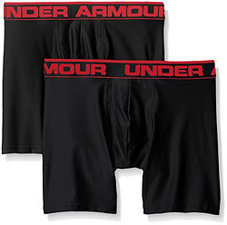 限M：Under Armour 男子Boxerjock经典系列6英寸内裤*两条