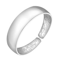 顺庆银楼 999足银 光面手镯 40g