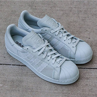 大码福利：adidas 阿迪达斯 Originals SUPERSTAR 男子休闲运动鞋