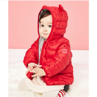 Gap 盖璞 PrimaLoft 金标保暖系列 836073 女婴儿熊耳朵棉服