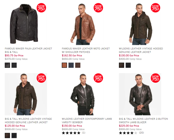 WILSONS LEATHER美国官网 精选男女冬季服饰专场