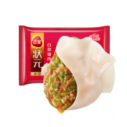三全 状元水饺 白菜猪肉 42只 702g