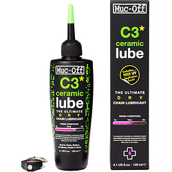 Muc-Off C3 绿字 干燥型 自行车纳米陶瓷荧光果味链条油 120ml