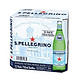 历史低价：S.PELLEGRINO 圣培露 含气天然矿泉水 玻璃瓶装1箱 750mlx12瓶 *3件