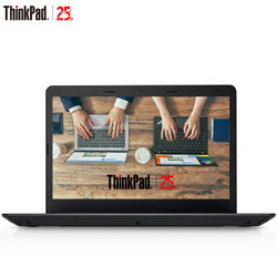 联想（ThinkPad） E470c（20H3A013CD）14英寸笔记本电脑（i5-6200U 8G 500G Win10）黑色