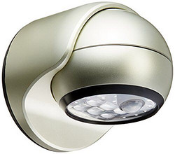 Fulcrum 20031-101 运动传感器LED门廊灯 银色(亚马逊直采,美国品牌)