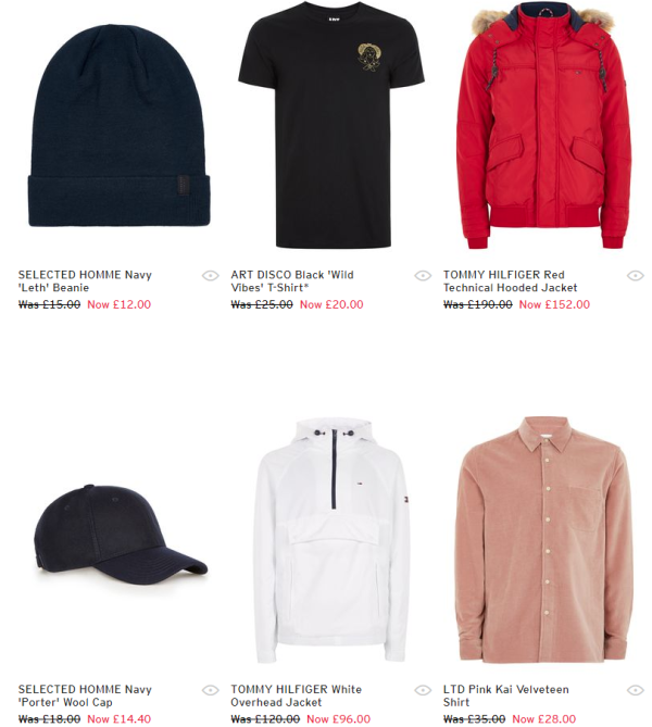 TOPMAN英国官网 全场男士服饰鞋包 限时促销
