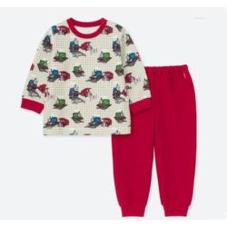 优衣库 UNIQLO 优衣库 403693 婴幼儿压线睡衣套装