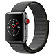 Apple Watch Series 3智能手表（GPS+蜂窝网络款 38毫米 深空灰铝金属表壳 深橄榄色回环式表带 MQQJ2CH/A）