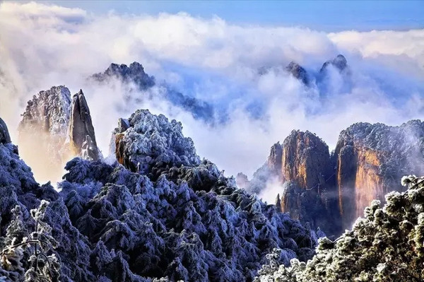 2天1夜黄山万人自驾游 冬季赏黄山别致美景