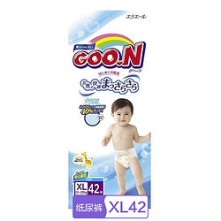 GOO.N 大王 婴儿纸尿裤 XL42片 4件装