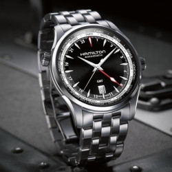 HAMILTON 汉米尔顿 Jazzmaster 爵士大师 GMT H32695131 男士机械表 