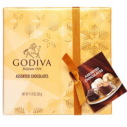 GODIVA 歌帝梵 金装混合味巧克力礼盒 27颗 333g