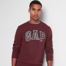 GAP 盖璞 122928 男装秋冬抓绒圆领打底卫衣