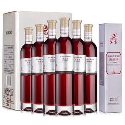 莫高（MOGAO）冰酒 滴晶冰红葡萄酒 500ml*6瓶整箱装