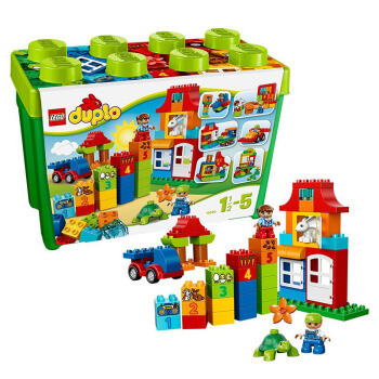 LEGO 乐高 Duplo 10863 我的创意动物大巡游,自带收纳盒的德宝动物火车~