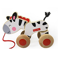 Fisher-Price 费雪 FP1009 婴儿木制拖拉小车 学步玩具